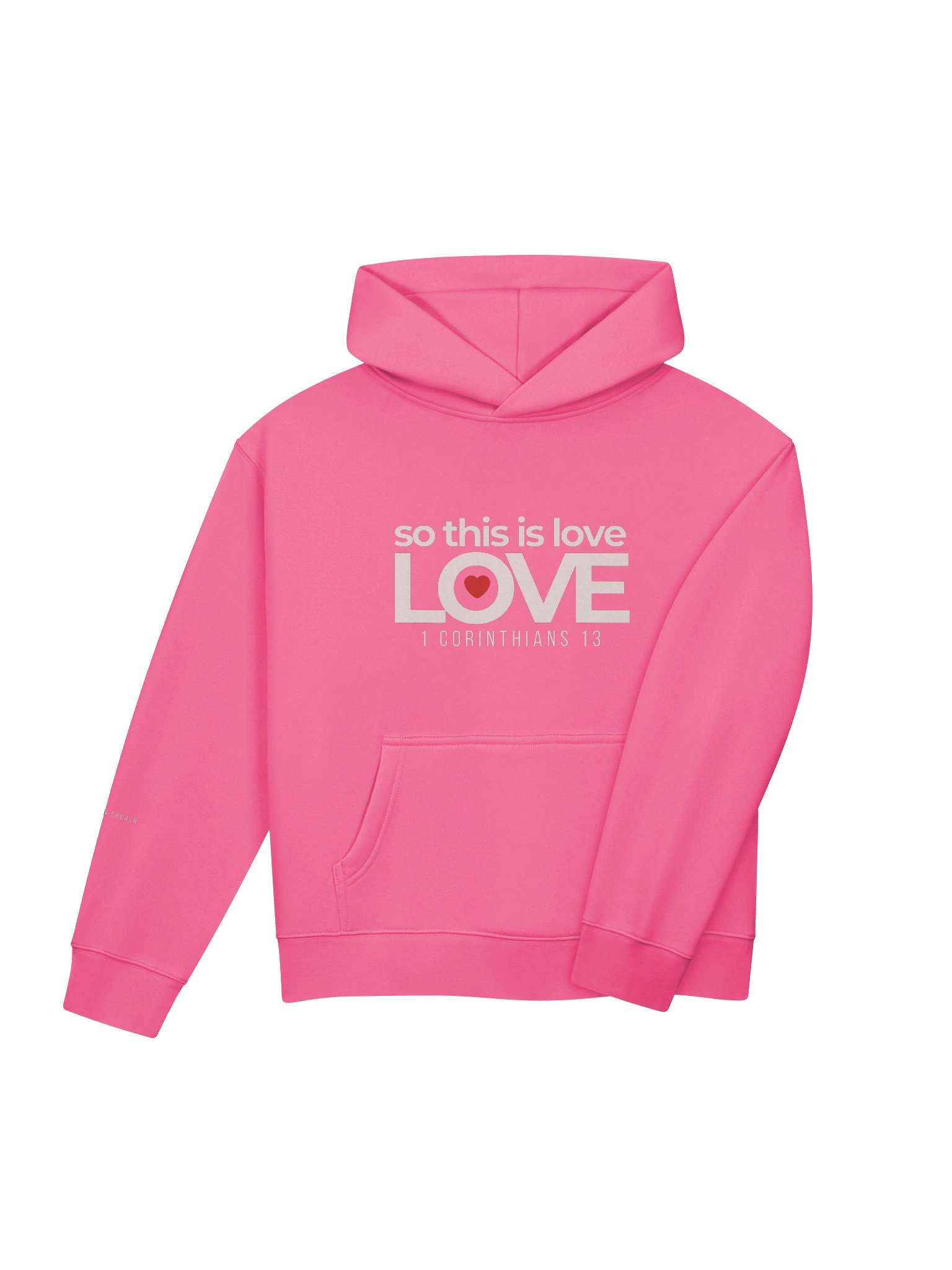 Soft Pink “So This Is Love” Hoodie product image (4)