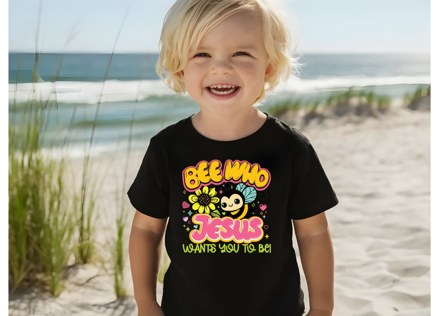 Bee Who Jesus Wants You to Be Toddler Tee product image (1)