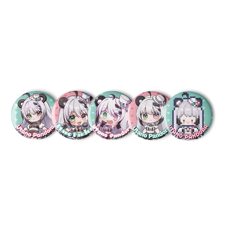 Utano Pandora 'Chibi Pandora' Badge Set product image (1)