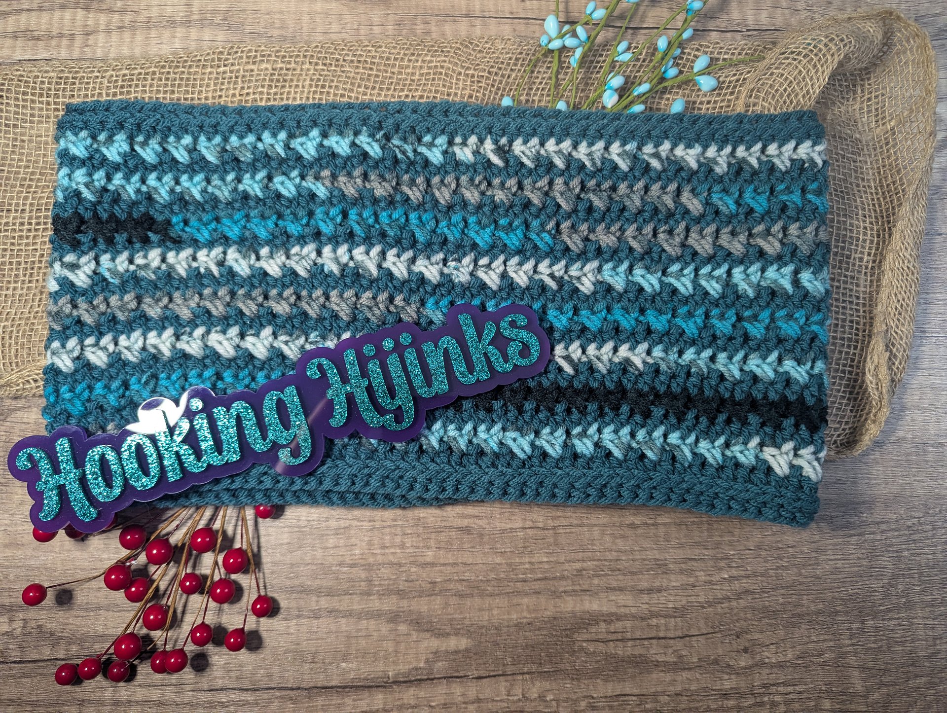 Double Cross Cowl **PDF PATTERN** product image (3)