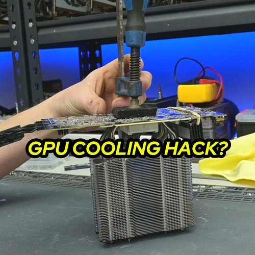 I Overclocked an RTX 3070 With a Clamp

I clamped a CPU cooler onto an RTX 3070, somehow made it work, then overclocked it be...