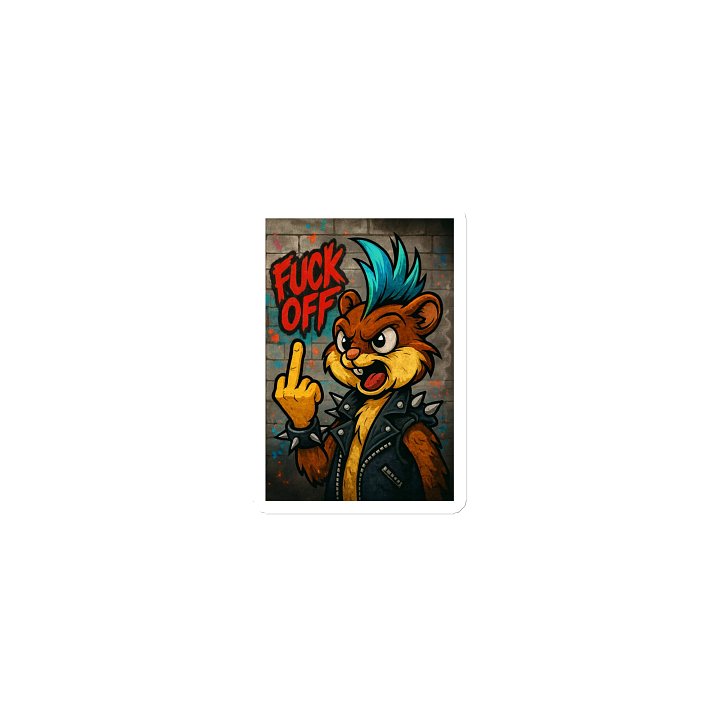 Squirrel FU Magnet product image (1)