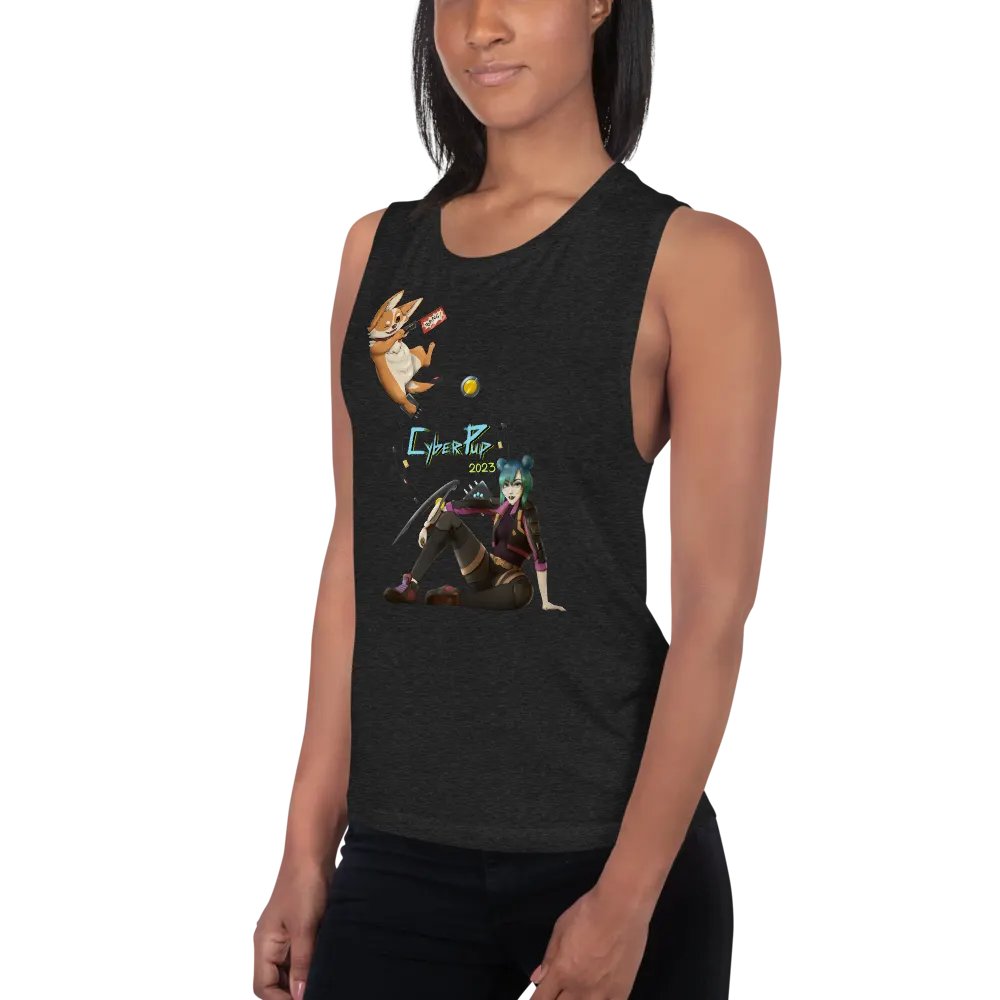 CYBERPUP//MANAGER | FEMME FIT TANK product image (1)