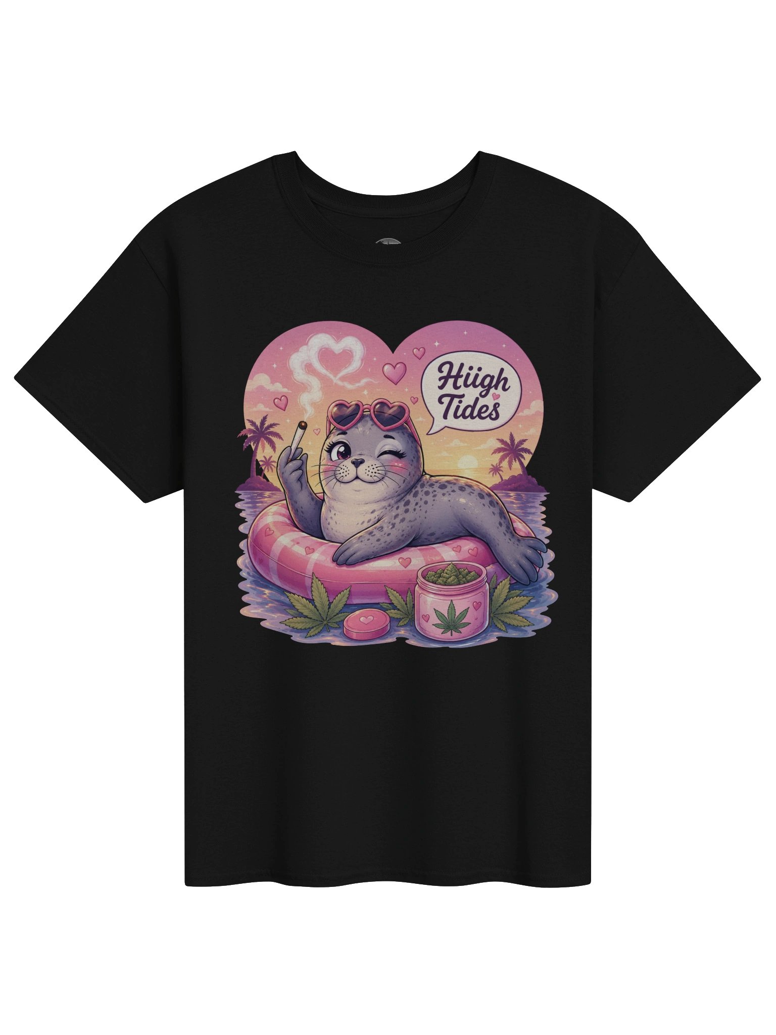 Hiigh Tides Seal Beach Graphic Tee product image (1)