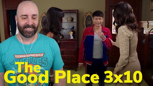 Janet, I think we're all happy that our emotions don't come out of our butts.

My The Good Place 3x10 Reaction to 