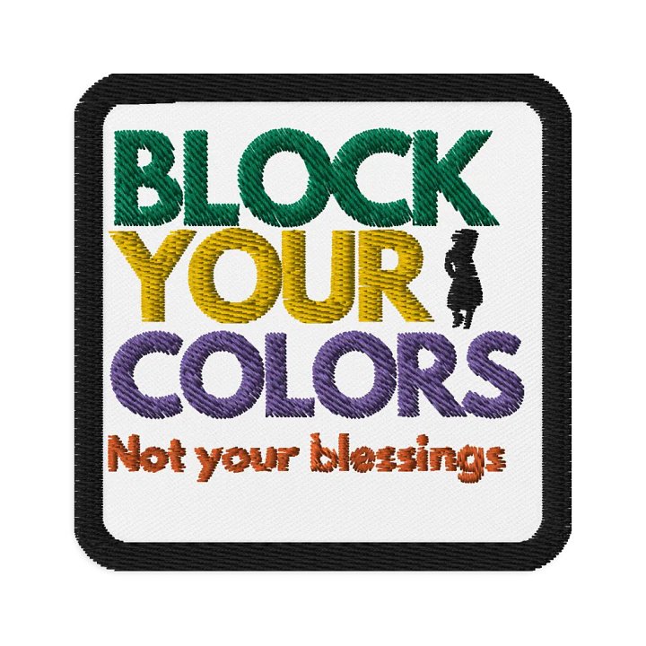 Block Your Colors Patch - White product image (1)