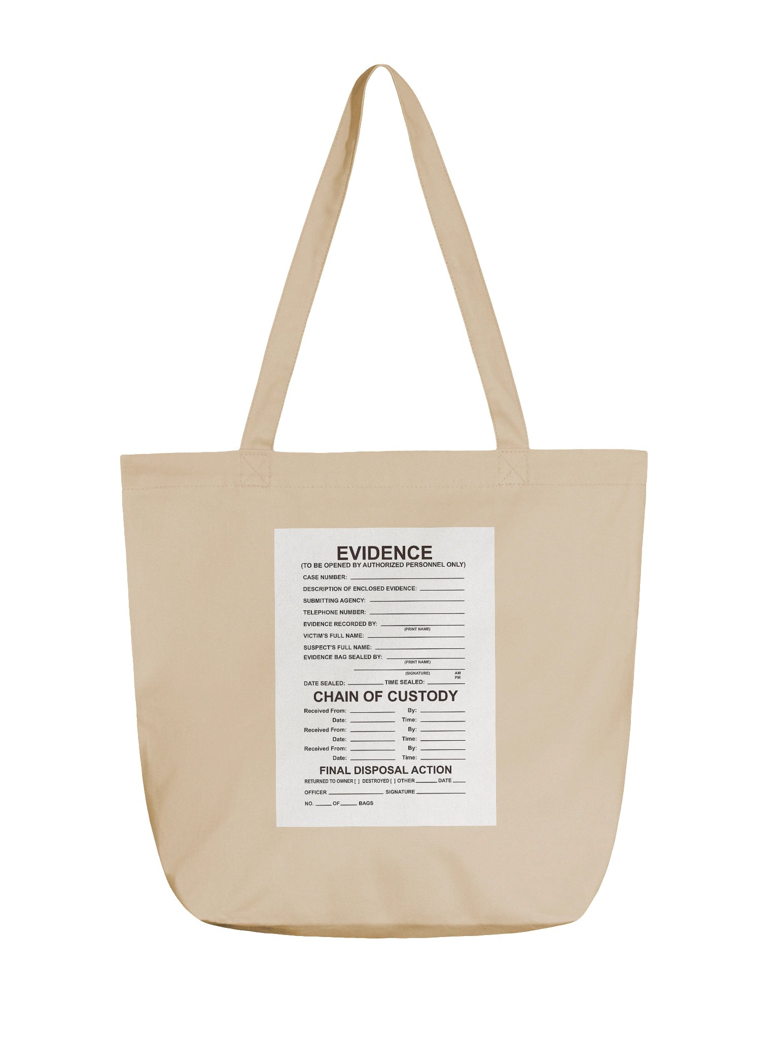 Law&Crime Evidence Tote Bag product image (1)