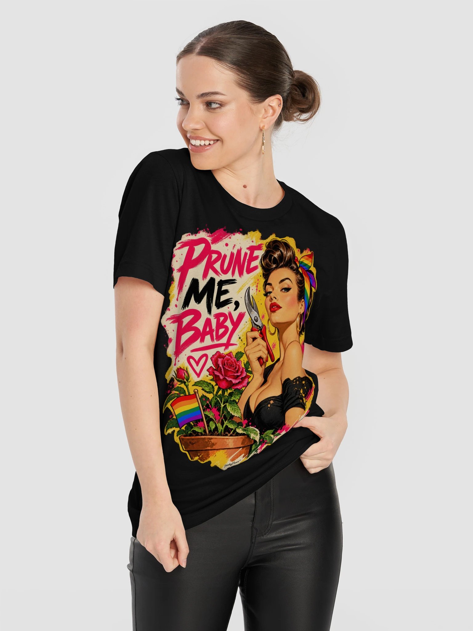 Prune Me, Baby Pin-Up Pride Supersoft Tee product image (1)