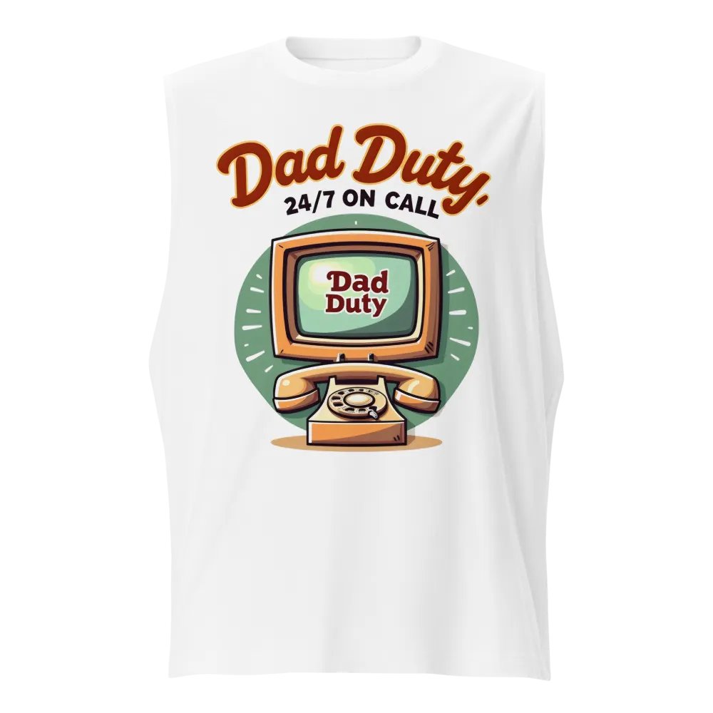 Retro Dad Duty Muscle Tank product image (1)