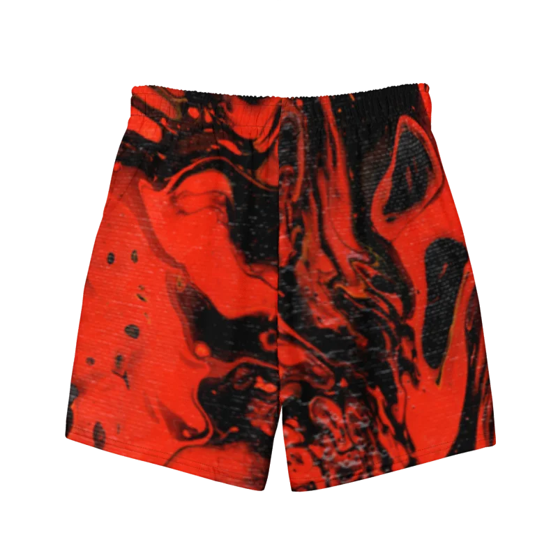 Demon In My Headphones Fluid Acrylic Swim Trunks product image (6)
