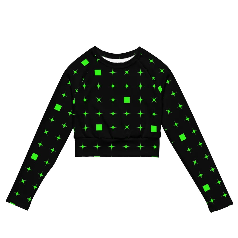 Midnight Galaxy Cropped Rash Guard product image (4)