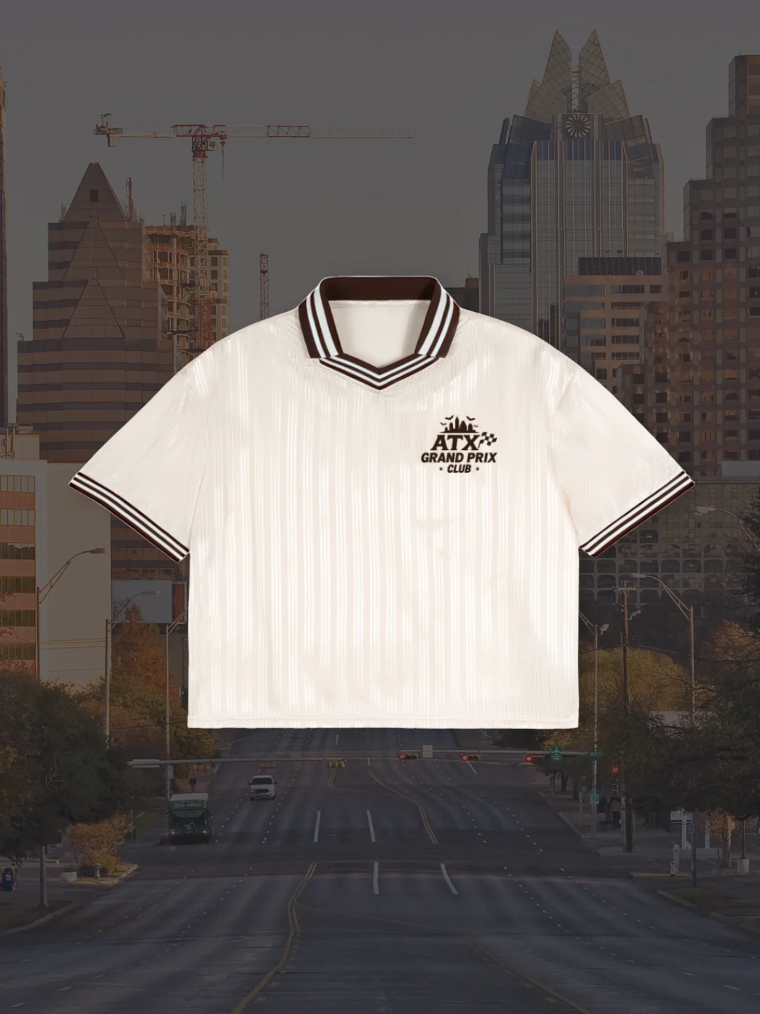 Classic Boxy Polo in Ivory product image (3)