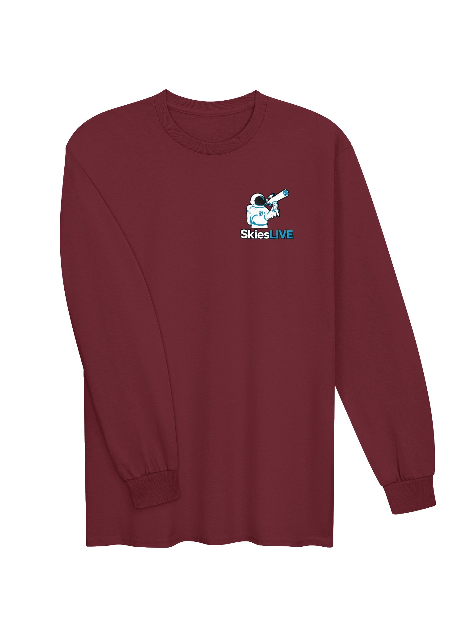 SkiesLIVE Astronaut Embroidered Long Sleeve Tee product image (22)
