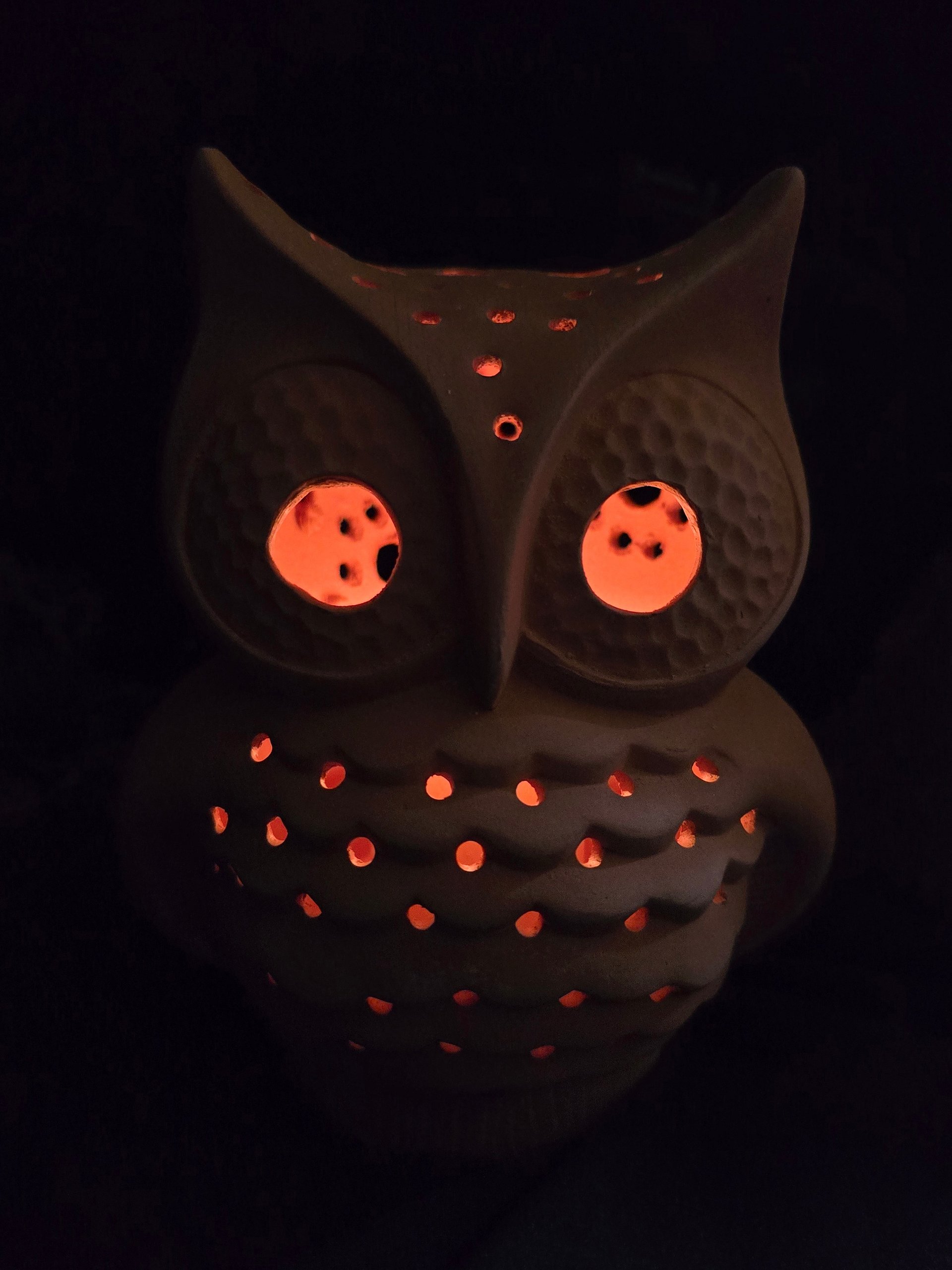 Terracotta Owl Candle holder, Candle Lantern product image (9)
