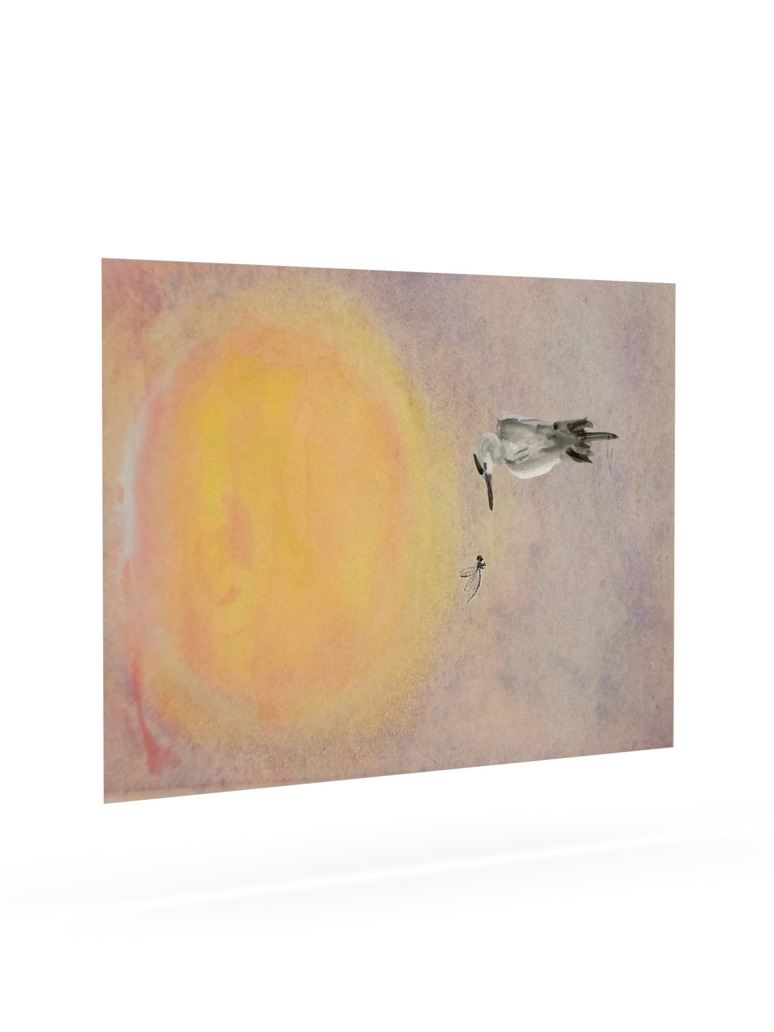 Sun, Bird And Dragonfly Print product image (45)