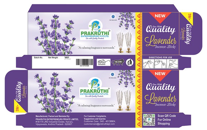 Qualit Agarbatti (Lavender Flaour) Pack of 2 product image (2)