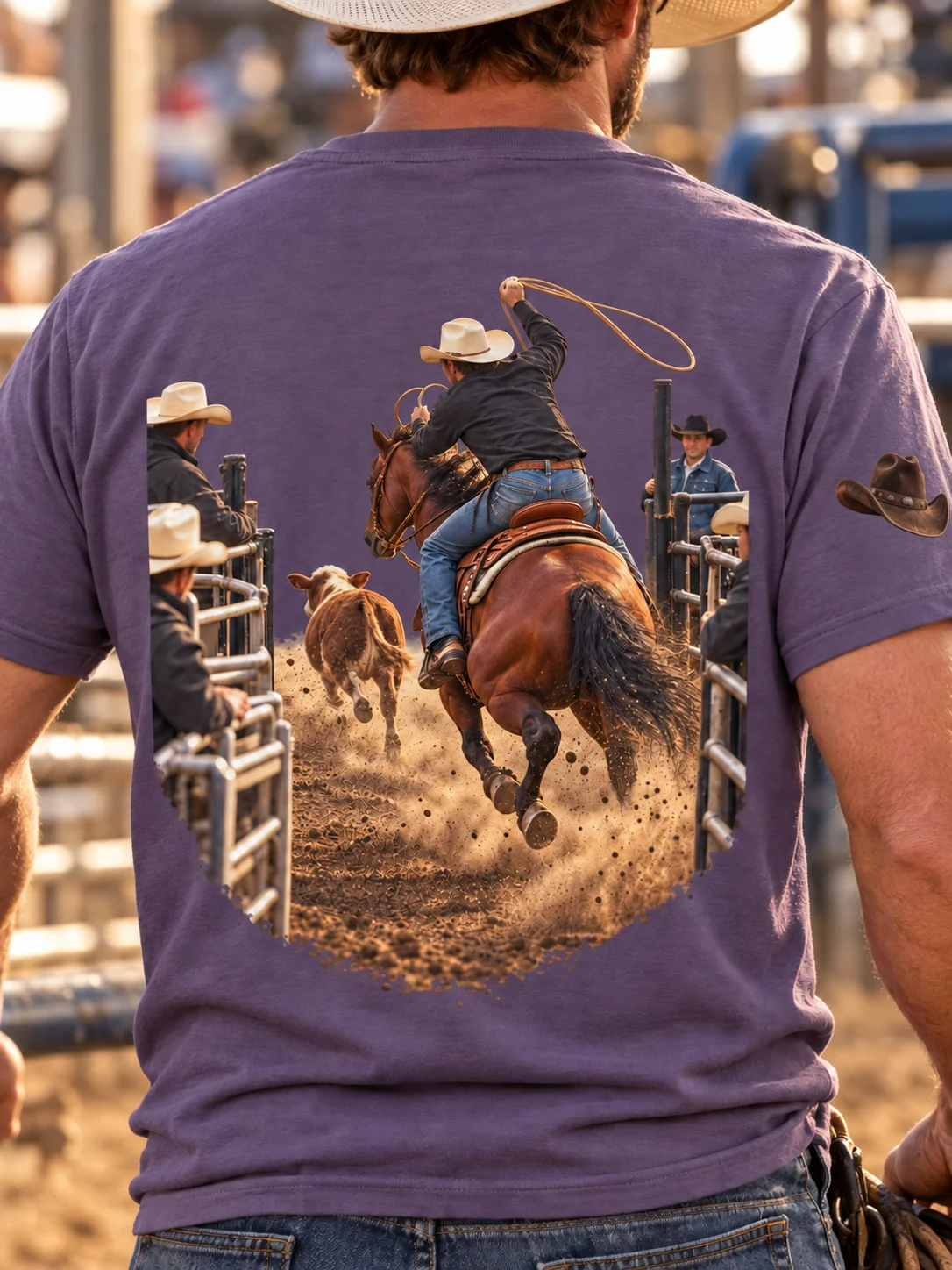 Calf Roping Out of the Box T-Shirt | BROKEN RODEO™ product image (74)