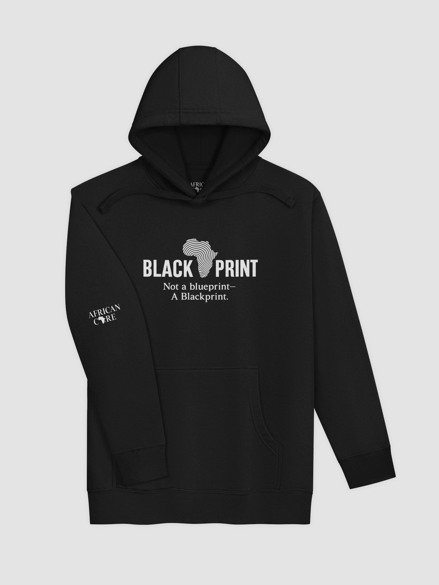 BLACK PRINT HOODIE product image (10)
