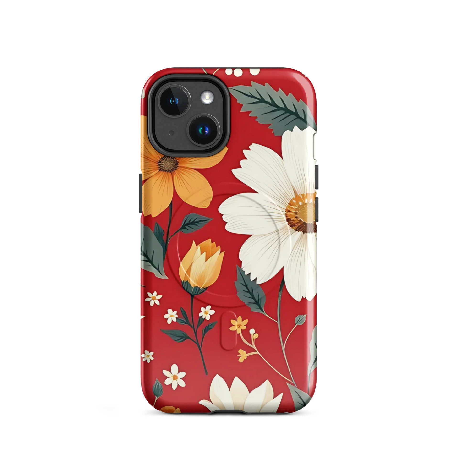 Floral Fusion Magnetic MagSafe® Tough iPhone® 14, 15, 16, 17, Pro, Pro Max, Plus Cases. product image (2)