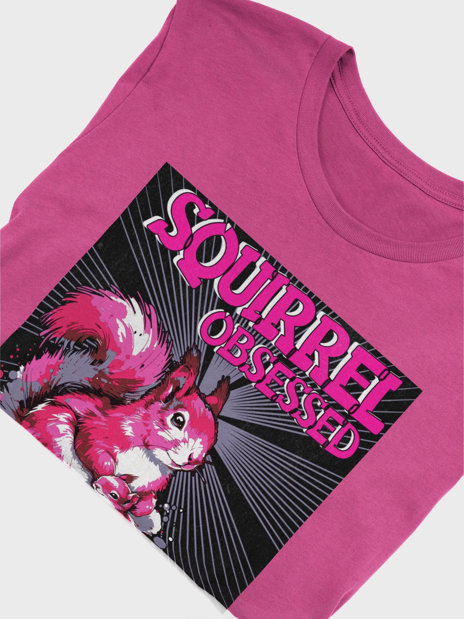 Squirrel Obsessed Pink Tee product image (5)