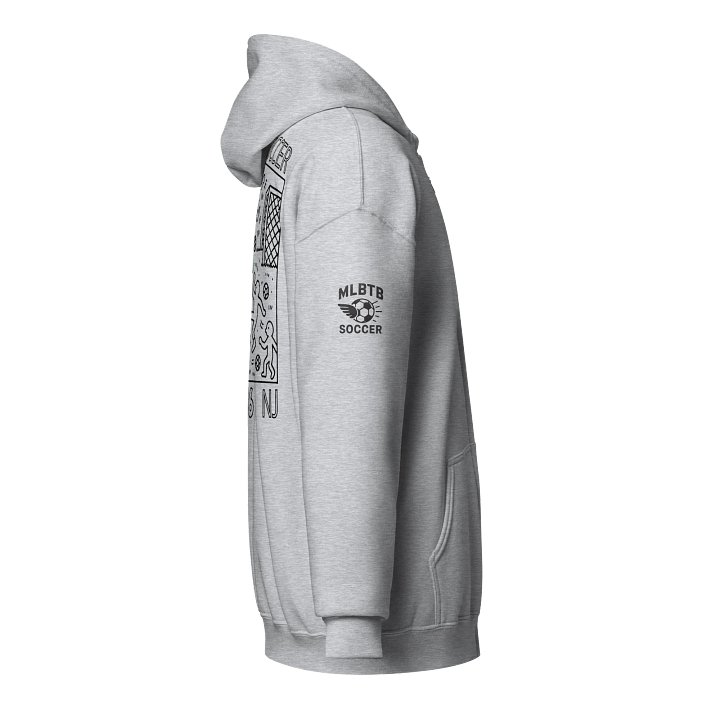 Adult Zip Hoodie Game Play: Black product image (2)