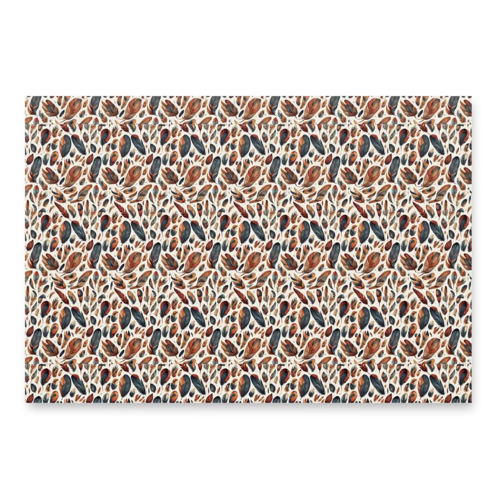 Earthy Leaves and Feathers Wrapping Paper Set product image (4)