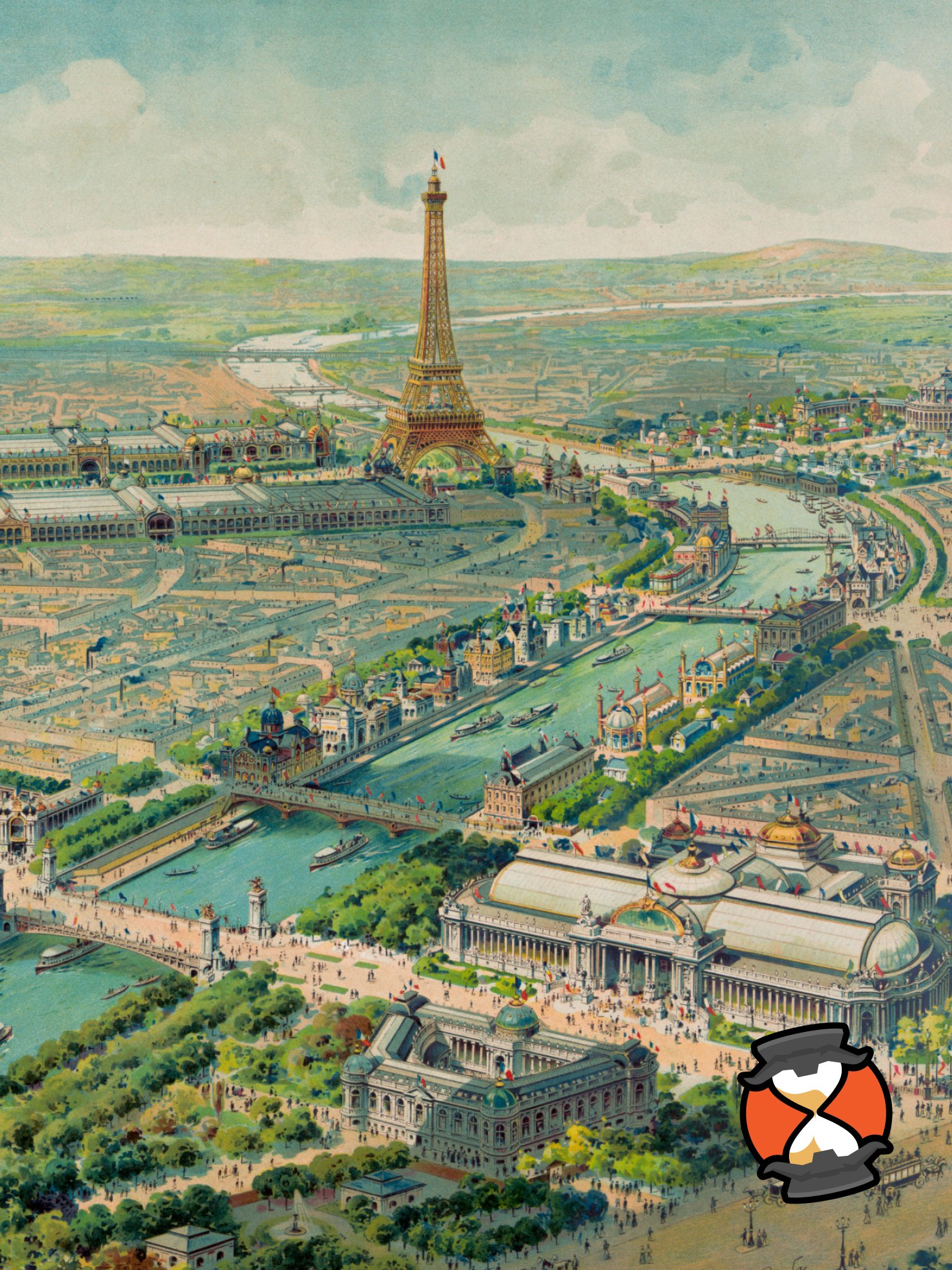 Paris 1900 (Unframed Poster Print) product image (2)