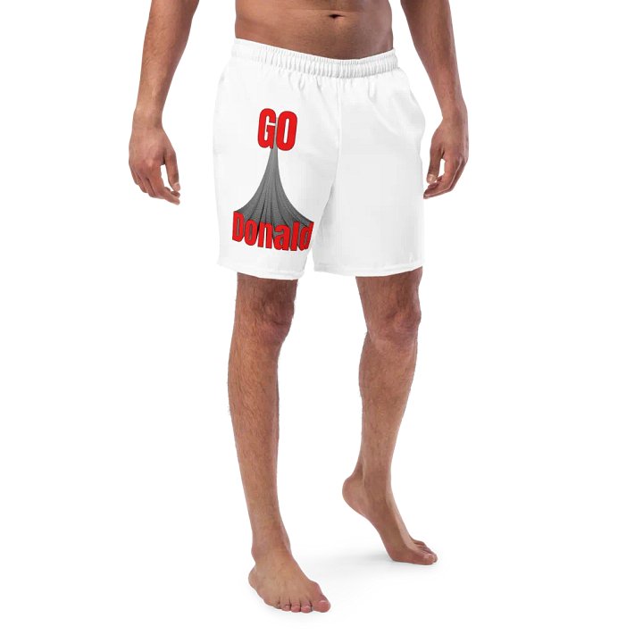 GO DONALD. Perspective Illusion Swim Trunks product image (1)