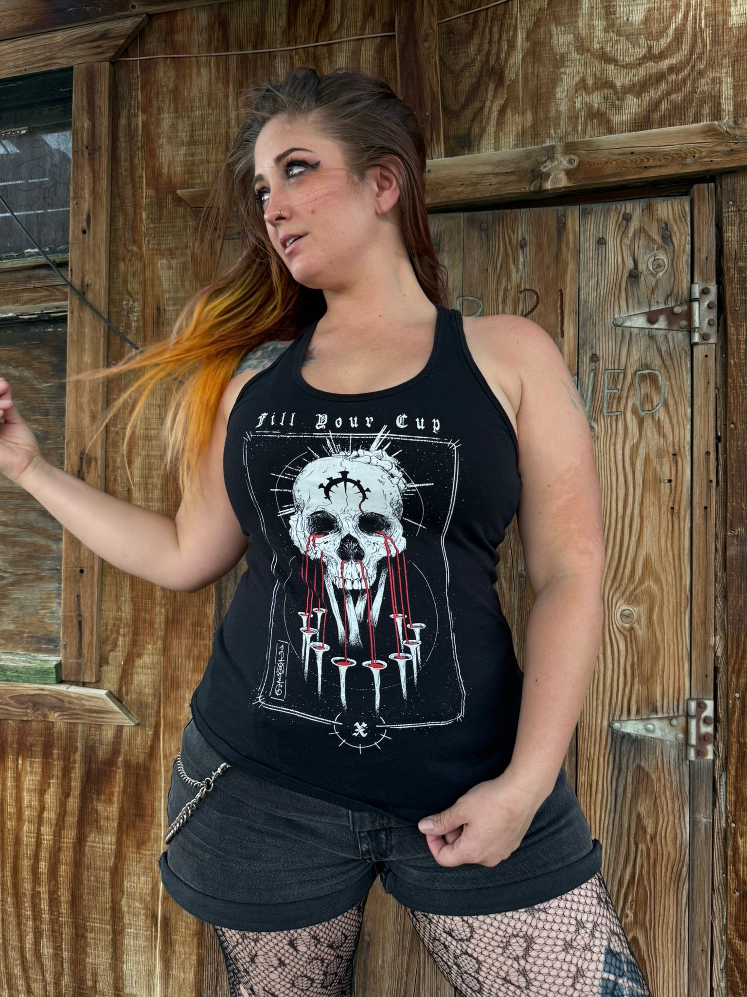Saints Year 10 Women's Racerback Tank product image (2)