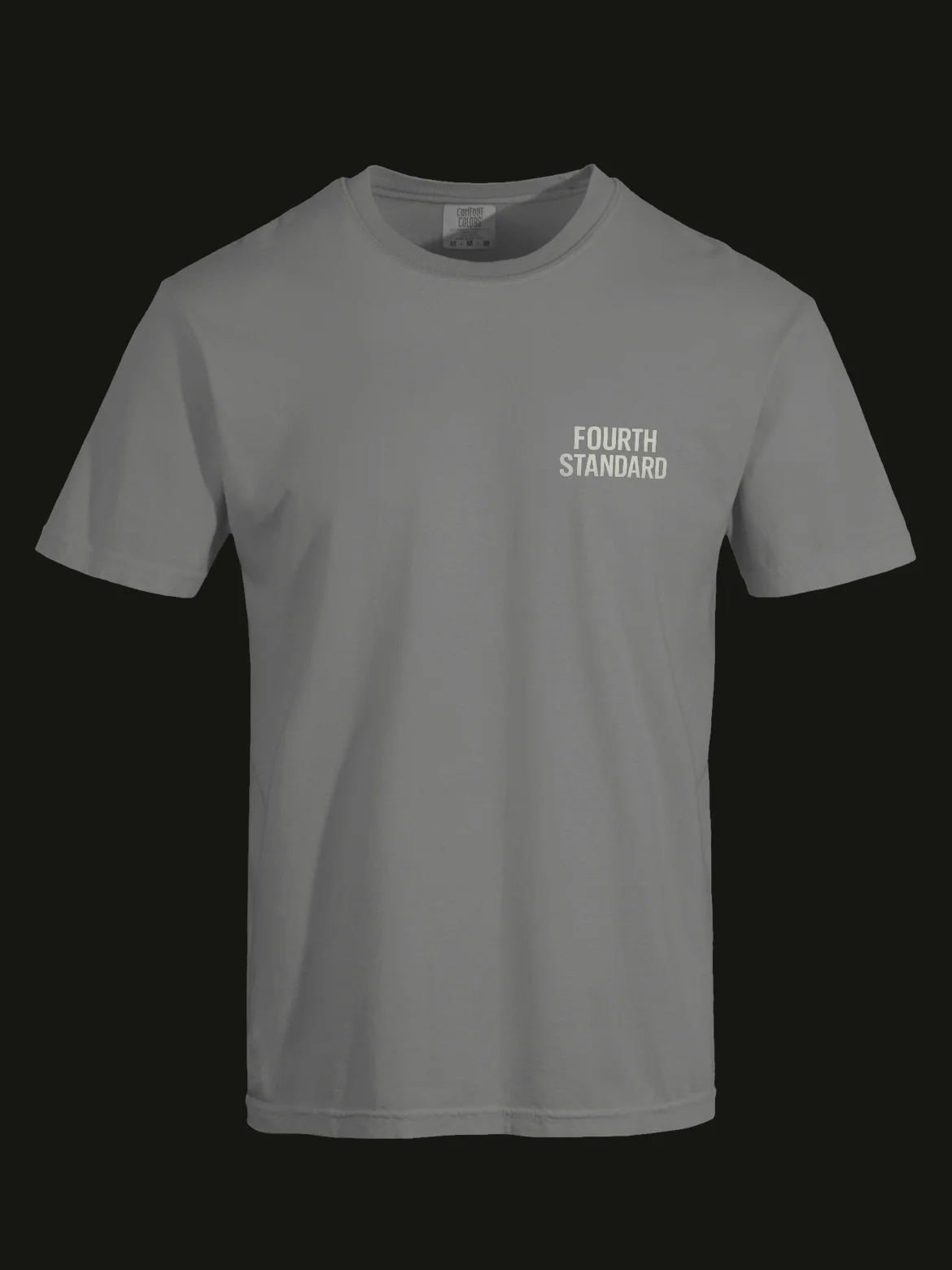 Plain fourth standard tee (gray) product image (1)