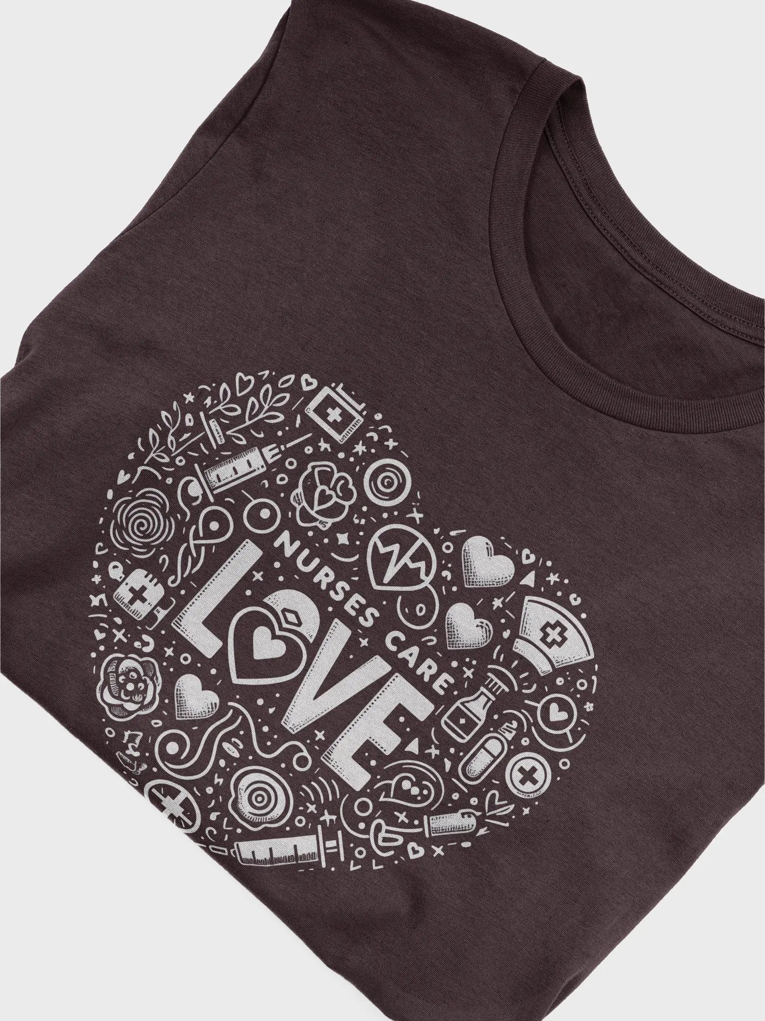 Nurse Love Icon Heart T-Shirt product image (47)
