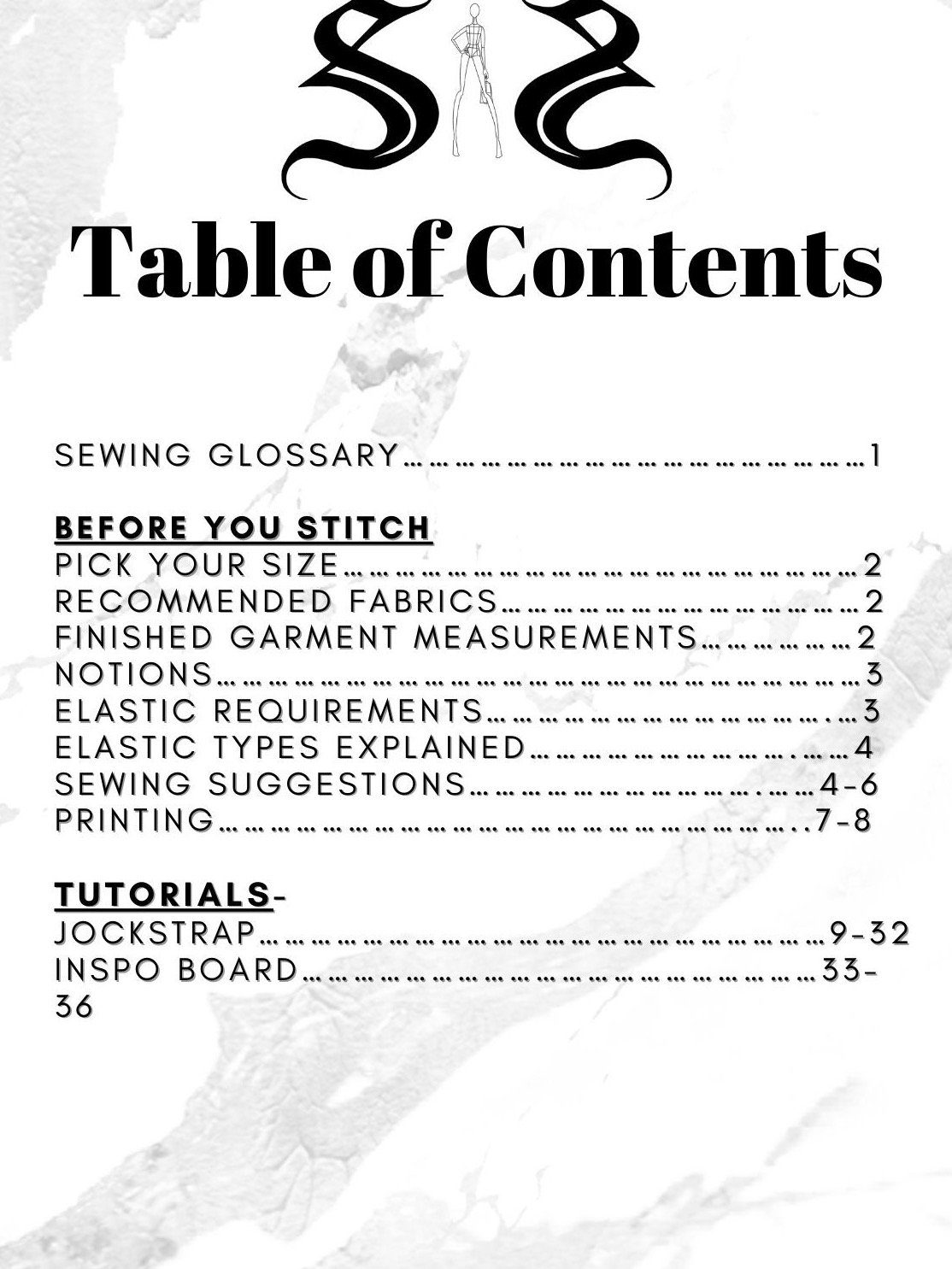 Men’s classic jockstrap - Sewing Pattern product image (2)