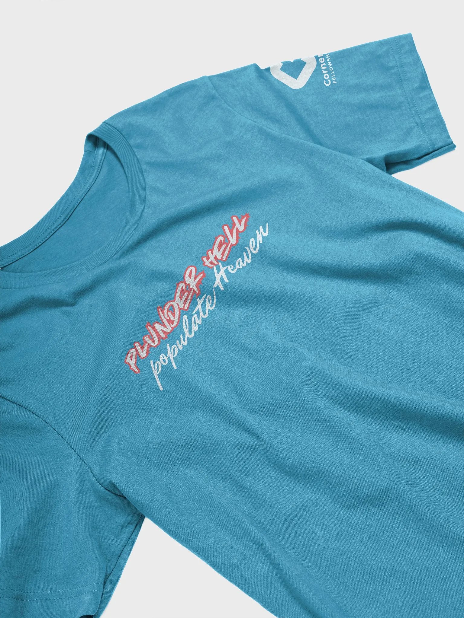 Bella+Canva Supersoft Tee | Plunder Hell, Populate Heaven product image (3)