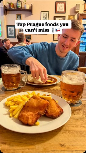 👇 SAVE THIS for your Prague food list

If you’re visiting Prague, trying traditional Czech food is a big part of the experien...