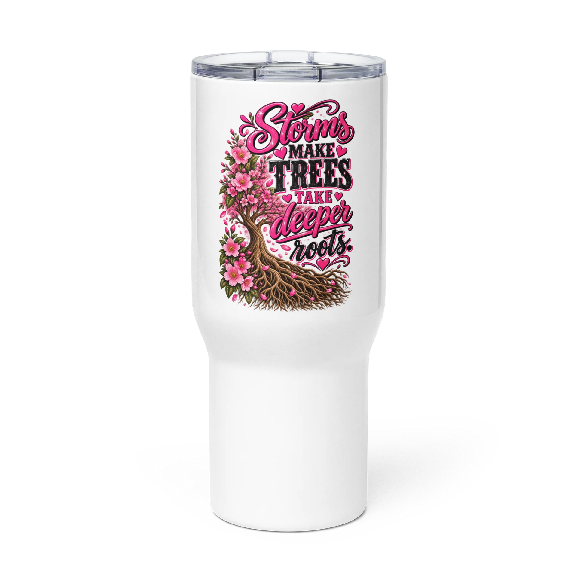 Storms Make Deeper Roots Travel Mug product image (3)