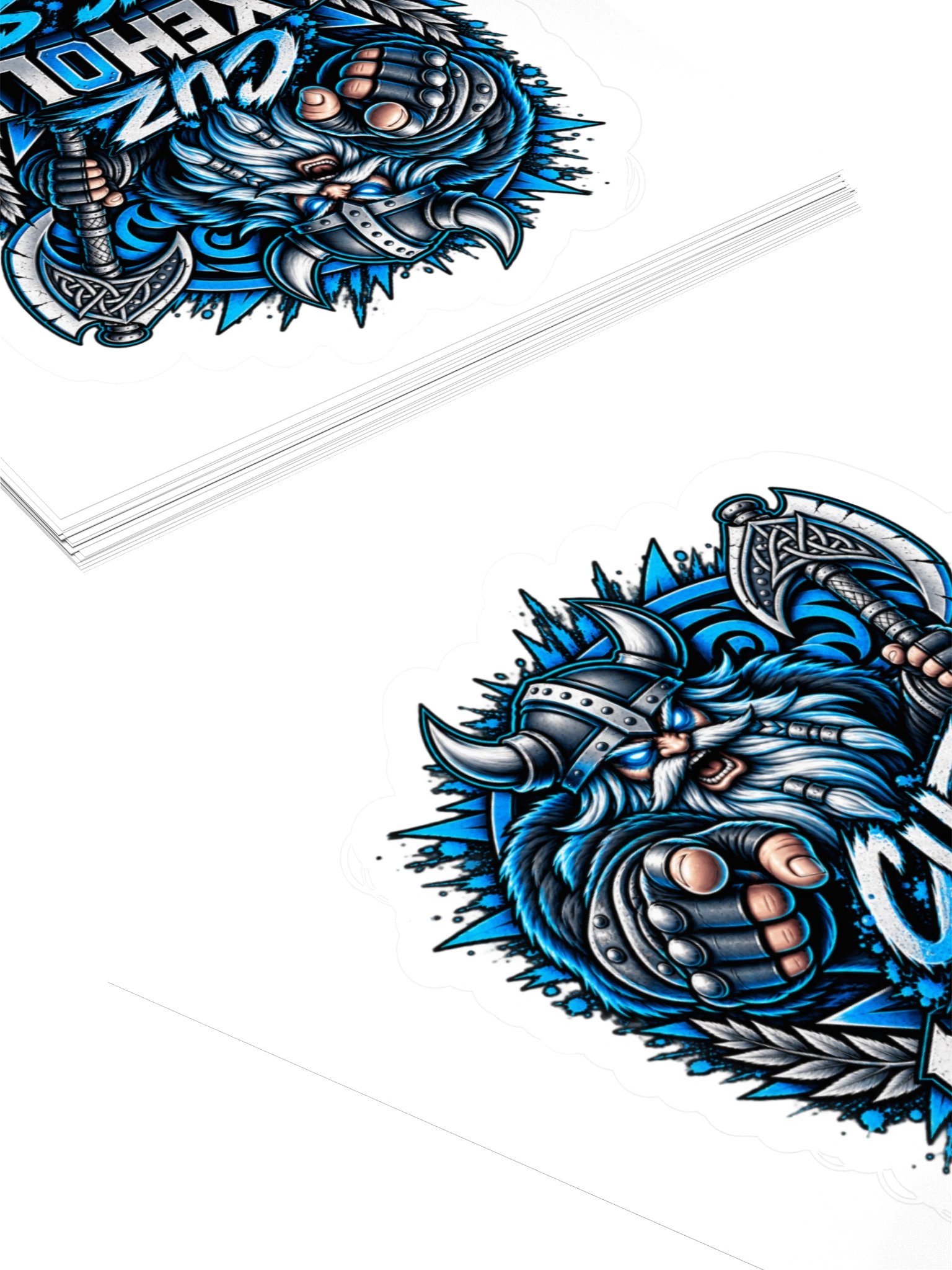 Cuz Axeh0le Says So Viking Sticker product image (4)