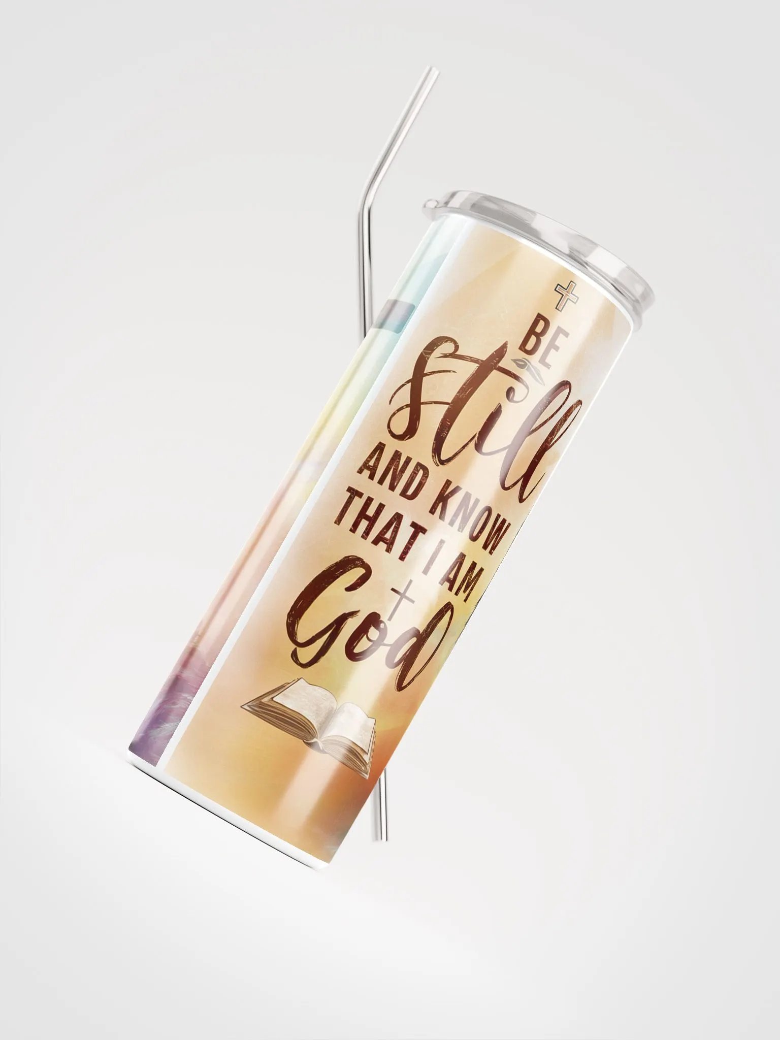 Be Still and Know That I Am God Stainless Steel Tumbler product image (5)