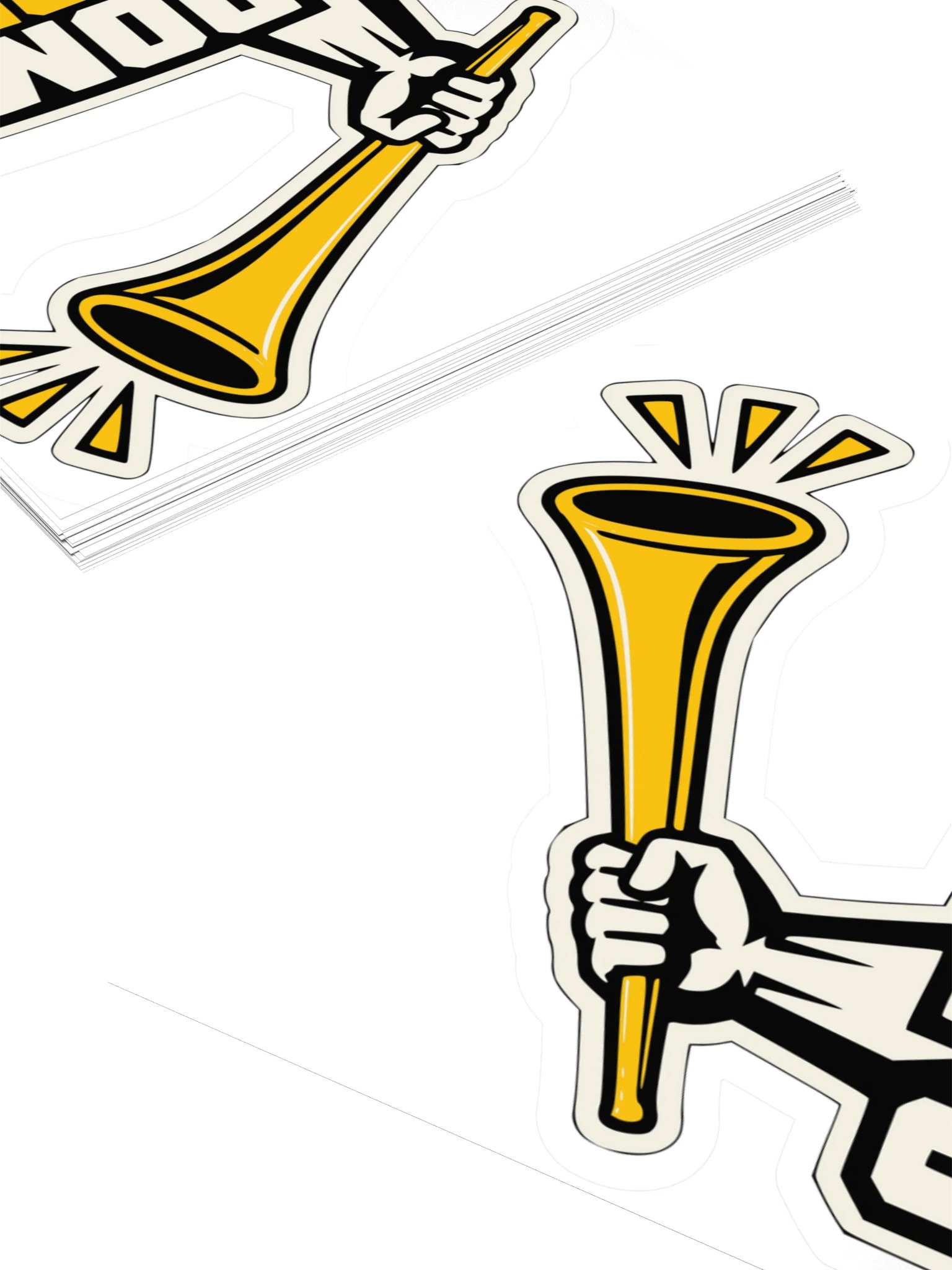 Raised Horn — Kiss-Cut Sticker product image (4)