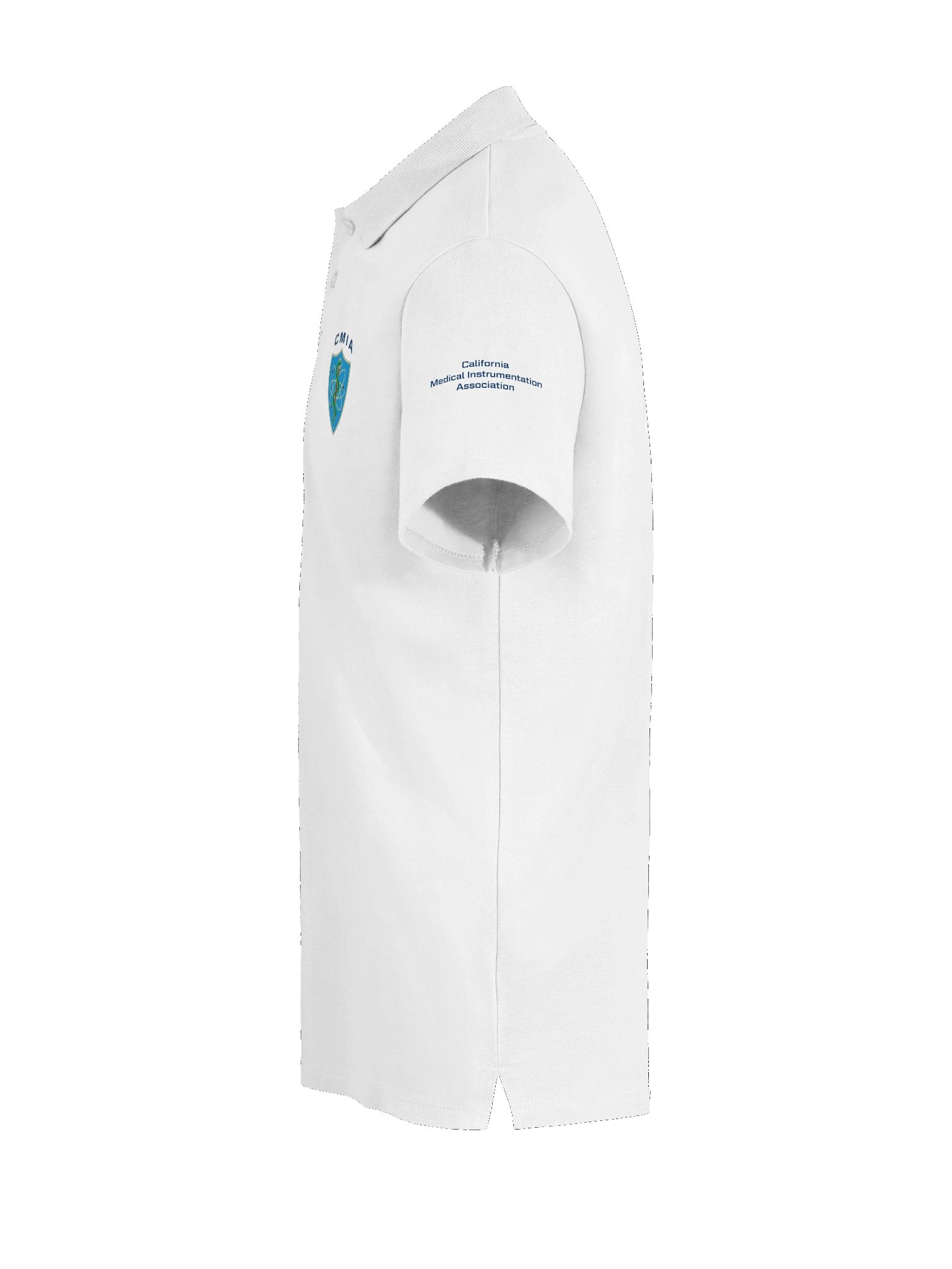 CMIA White/Light Premium Polo Shirt — Color Logo product image (9)