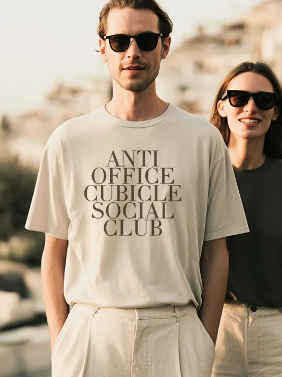 Anti Office Cubicle Social Club Tee product image (1)