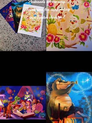 Thank you for redeeming postcards and supporting our Twitch channel! They have been officially stamped and on their way.  #twitchtv #youtube #juniepat #ticklecrew #disneyland