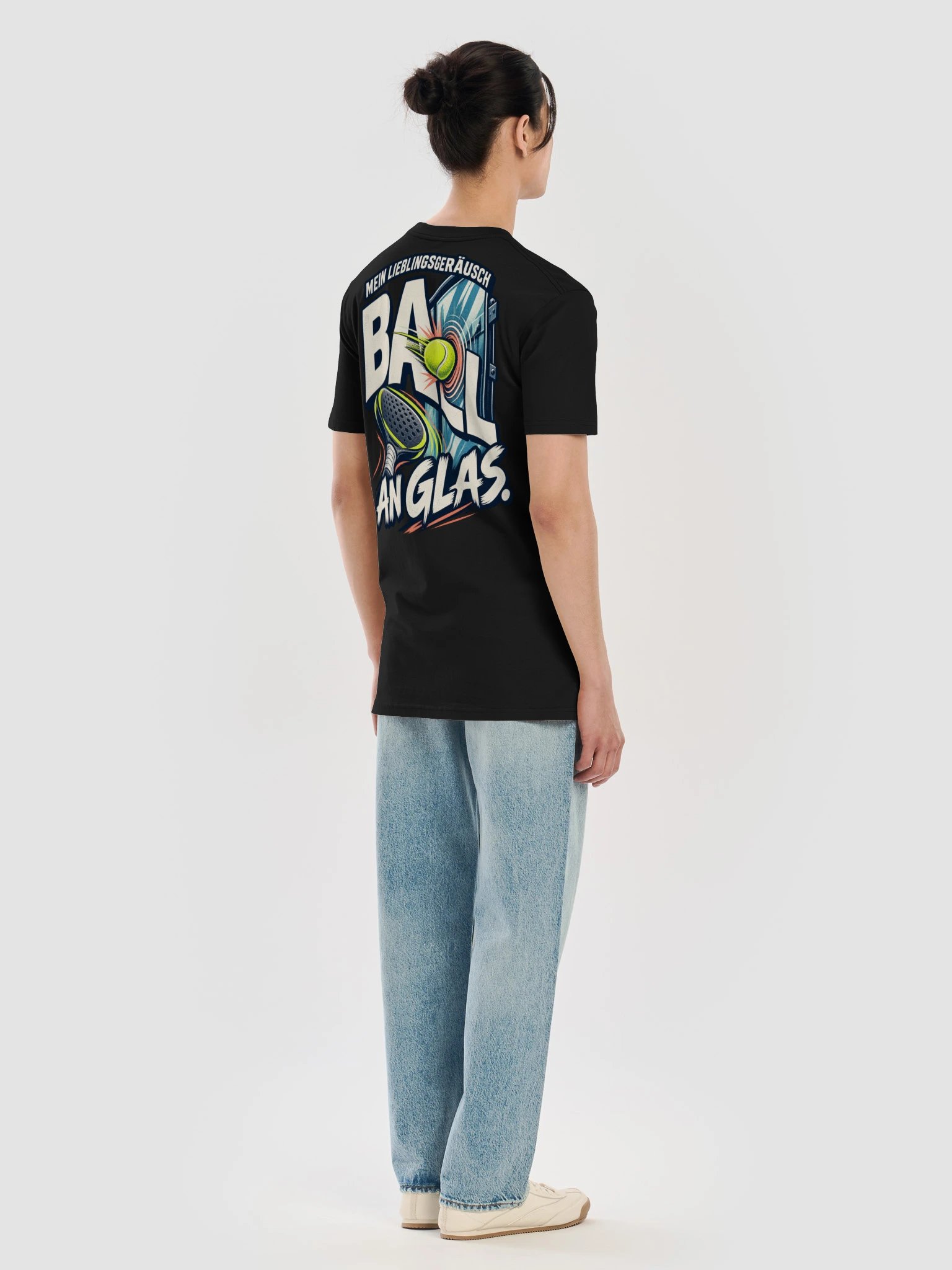 Mein Lieblingsgeräusch: Ball an Glas – Herren Padel T-Shirt product image (22)