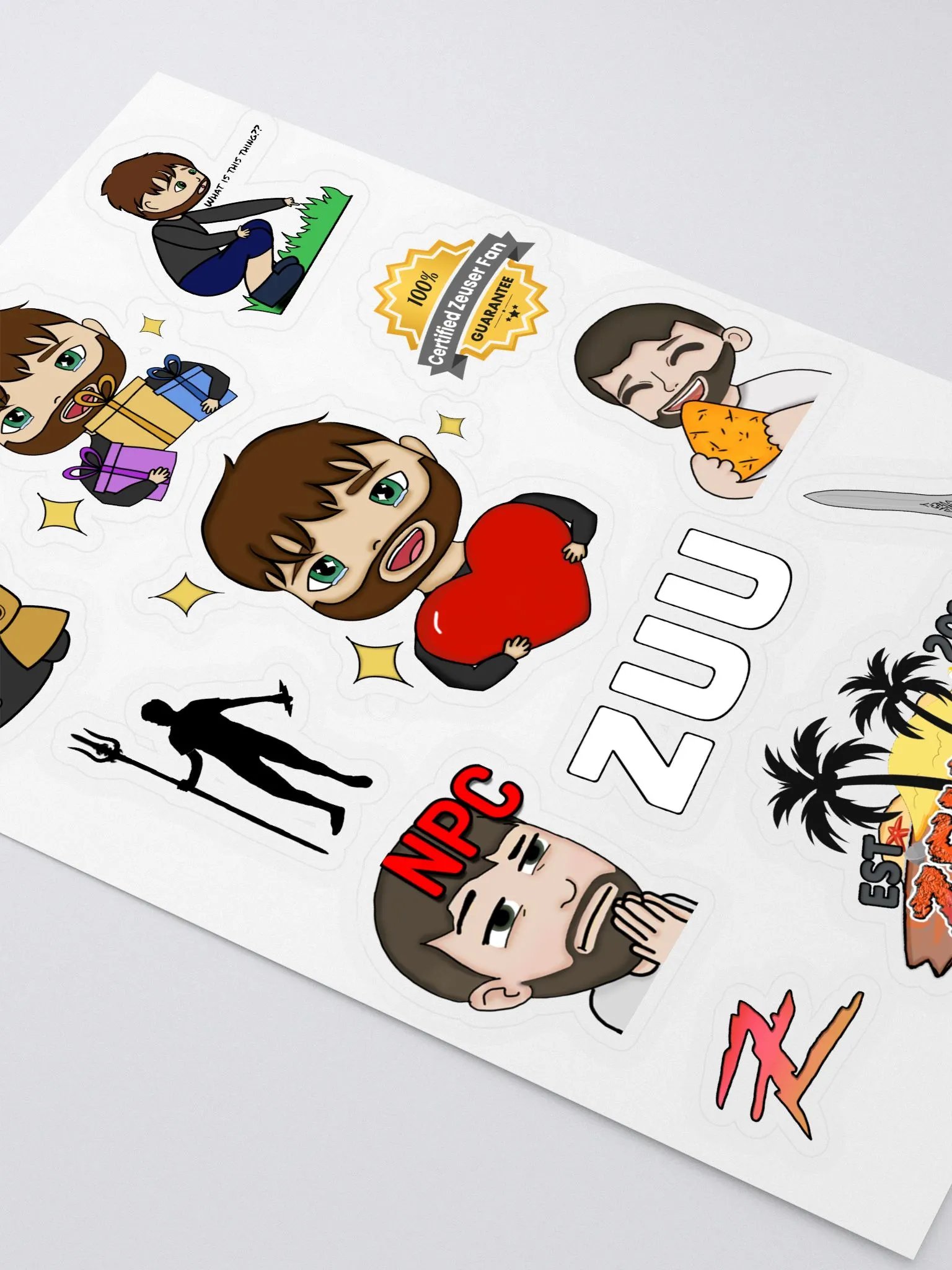 Zeuser Sticker Set product image (4)