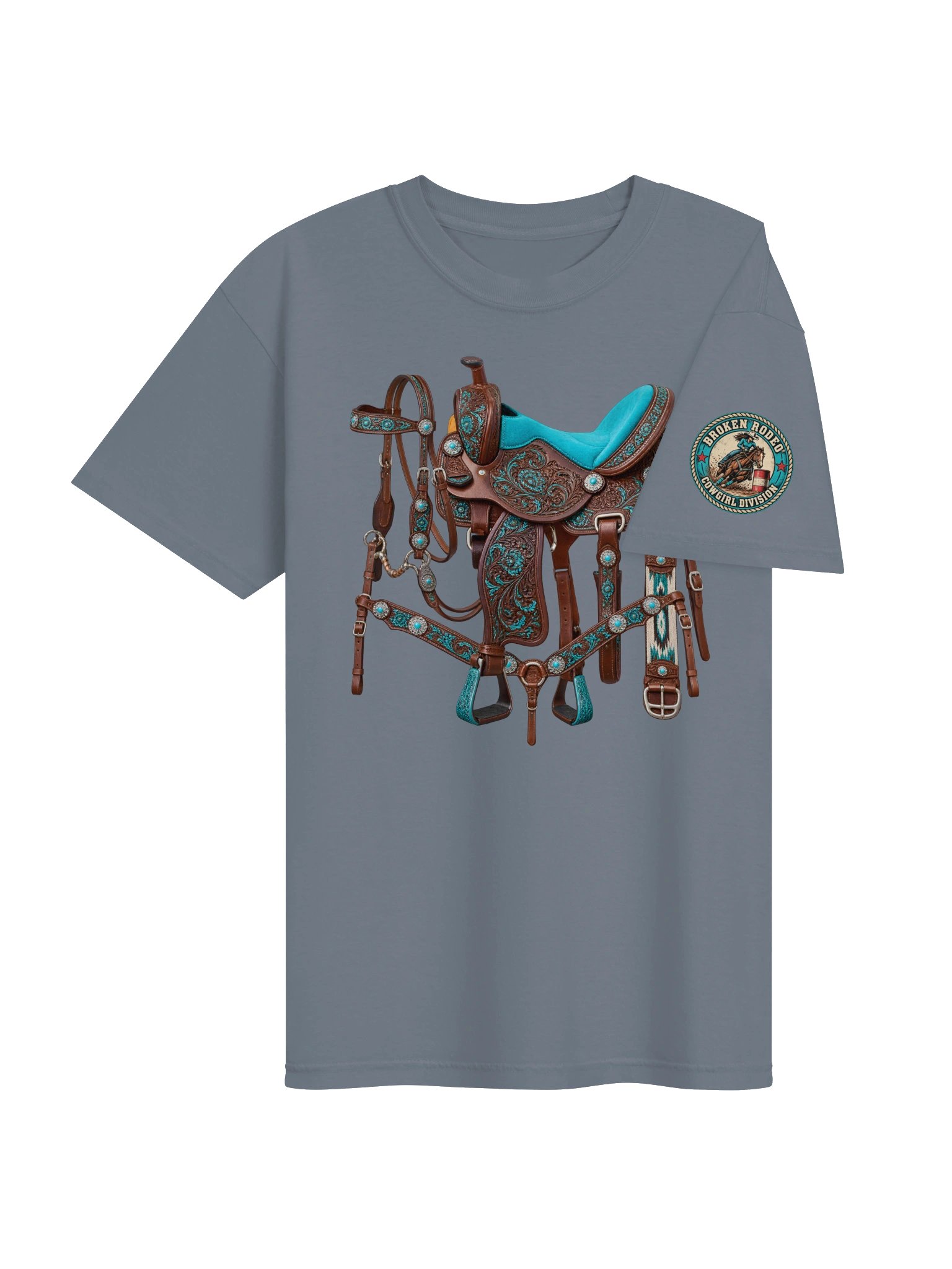 Ghost Rider Barrel Racing T-Shirt | BROKEN RODEO™ product image (132)