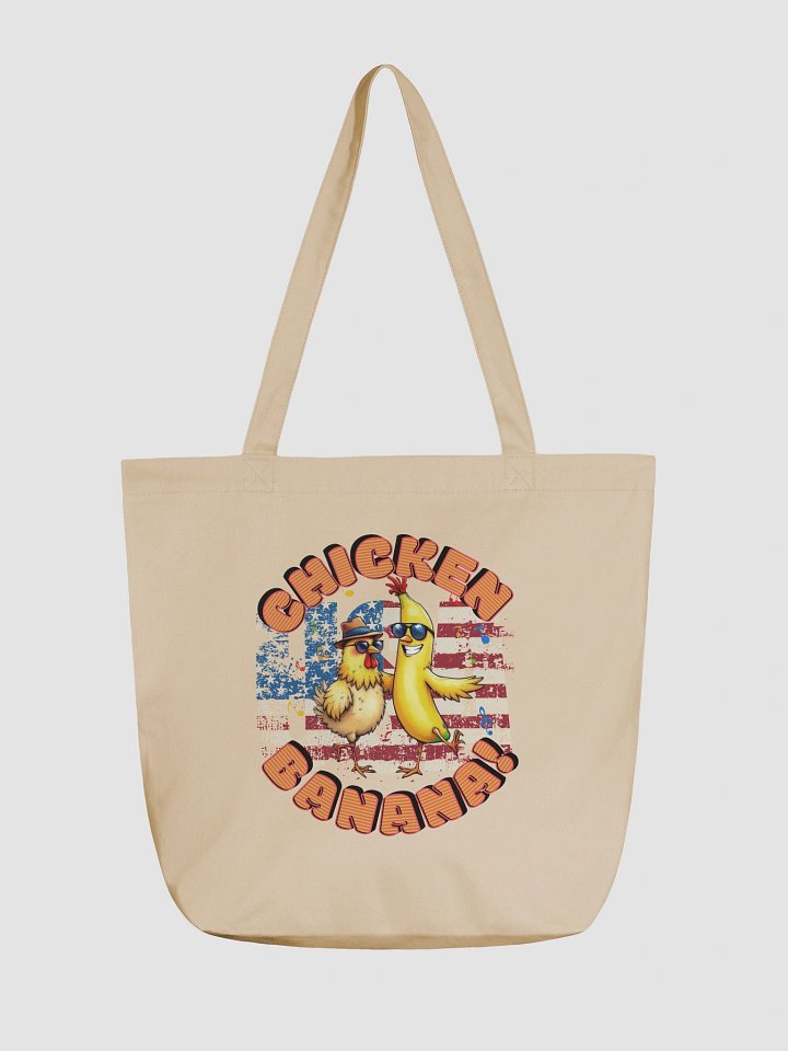 Chicken Banana USA Flag Funky Eco Tote product image (5)