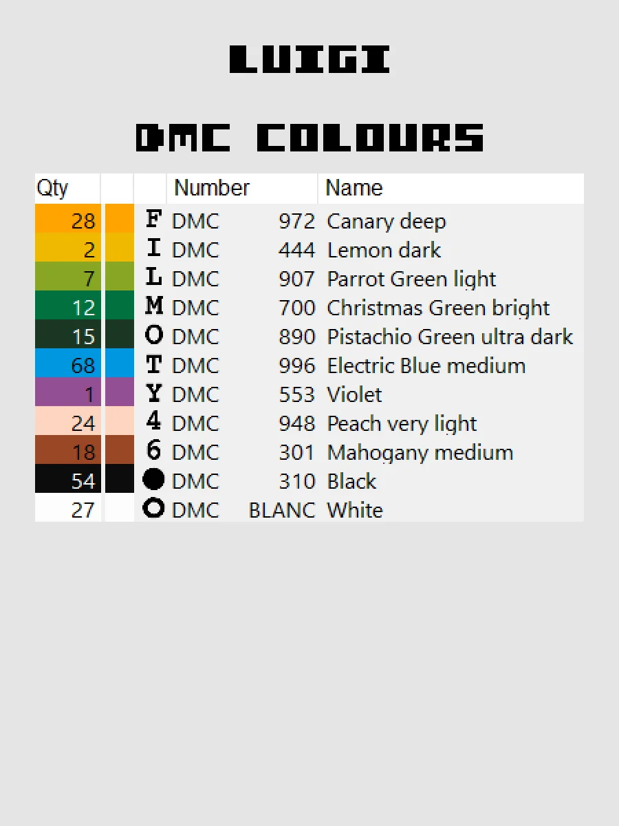 Luigi Pixel Art product image (4)