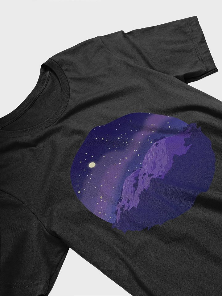 Night Sky Twin Peaks at Quartz Mountain T-shirt product image (2)
