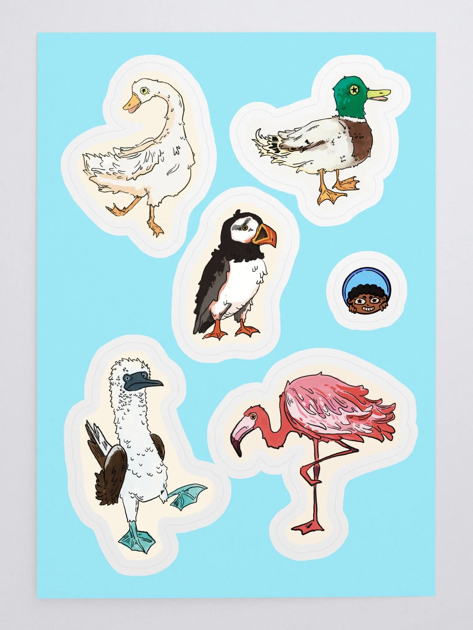 BIRDS🦆🦩✨ Sticker Sheet product image (3)