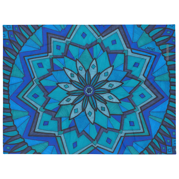 Blue Mandala Blanket product image (2)