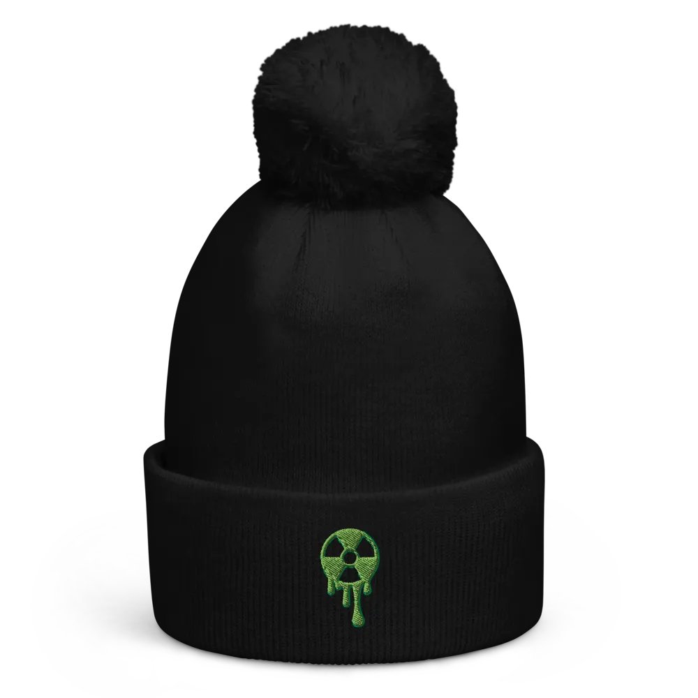 Slimey Logo Pom-Pom Beanie (Embroidered) product image (1)